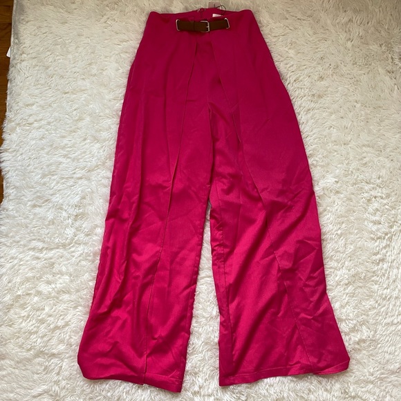 Sugarlips Pants - Pink high waisted trousers